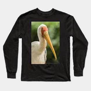 Yellow Billed Stork Long Sleeve T-Shirt